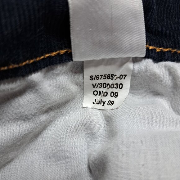 Vintage Old Navy Sweetheart Corduroy Pants 4 Blue Bootcut Womens Y2k Low Rise V - Picture 8 of 8